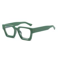 gentlemen's Square Glasses Frame Optical Photochromic Blue Light Reading Glasses Retro Big Eyeglasses Classic Computer Glasses 0