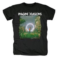 Imagine Dragons Band Origins Album Cotton Black All Size T Shirt UR327 M gray