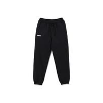 New Era Solid Color Pocket Elastic Drawstring Fleece Sweatpants Men bottoms Black 13338628 M white