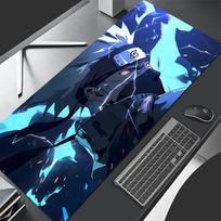 Mouse Pad Naruto Kakashi Hatake Professional ESports Gamer Speed Pc Gaming Keyboard Pad Notbook Desk Mat Mousepad For Best Gift 800x300x2mm blue