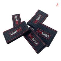 5 Pcs Trimmer Grip Barber Hair Clipper Grip Rubber Anti Slide Barber Rings A black
