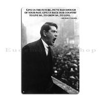 Power Mission Critical Astronaut Energy Michael Collins Ireland Metal Plaque Poster Club Cinema Personalized Tin Sign Poster 20x30cm（7.8x11.8inch） gray