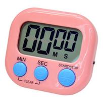 Classroom Timer for Kids Magnetic Digital Timer with Loud Alarm 1pc rožinė
