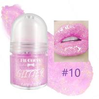 Fit Colors Ritininis Kūno Blizgučių Gelis, Rutuliukas Švytintis Holografinis Blizgus Veidui Plaukams Kūnui, Šešėliai Festivalio Scenos Makiažo Kosmetika 10# pink