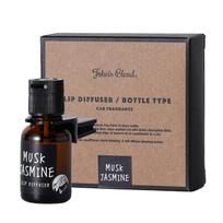 Johns Blend OA-JON-20-06 Car , Air Conditioning Vent Musk Jasmine Scent, Clip , 0.6 fl oz (18 ml) 18ml (x 1) gray