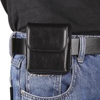 Prabangus odinis diržo segtukas telefono dėklas Vyriškas liemens krepšys, skirtas Samsung Galaxy Z Flip5 Flip4 Flip3 5G,Oppo Find N2 Flip Moto Razr magnetinio dėklo maišelio dangtelis Motorola Razr 60 Ultra