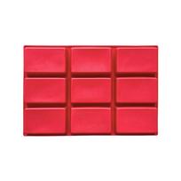 9-Cavity Silicone Mini Loaf Pan For Baking Cake, Bread, Meatloaf, Cornbread, Brownie, Muffin, Soap, Non-Stick Easy Clean red