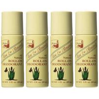 Albera All Natural Roll-on Deodorant Aloe & Almond - 3 Fl Oz 4 Pack beige