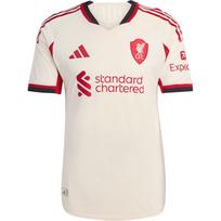 adidas Liverpool FC 25/26 Away Authentic 'Wonder White' Men's JV6488 L white