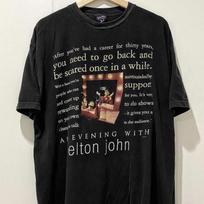 Vintage 1999 Elton John Tour Tee: An Evening With, XL (DDP / No Import Fees) 100 black