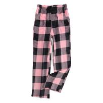 Moteriškos pižamos kelnės Pliušinės miego kelnės Minkštos elastinės juosmens pižamos apatinės languotos kelnės su 2 kišenėmis M
