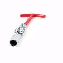 T-Handle Universal Joint Spark Plug Socket Wrench 16mm Remover Installer auto car repair tool white