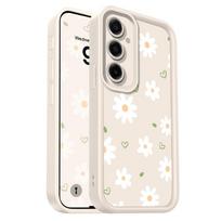 Plaukiojančių ramunių dėklas telefonui Samsung Galaxy A37 A17 A07 A56 A36 A26 A16 A06 A55 A35 A25 A15 A05 A05S 4G 5G Laiptinė Minkštas dangtelis Samsung A06 4G