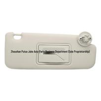 Chevrolet Aveo/Sonic/Spark Gray Left Sunshade (2012-2019) 95327505 Right Passenger Side white