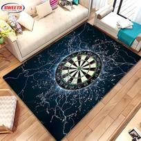 HD Dart Target Carpet Living Room Bedroom Hallway Long Strip Alfombra Anti-Slip Soft Area Rug Sofa Doormat Home Decor Mat Gift 40cm x 60cm