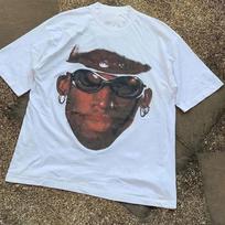 Dennis Rodman White T Shirt men And Women Love Size S-5XL Unisex T-Shirt M black