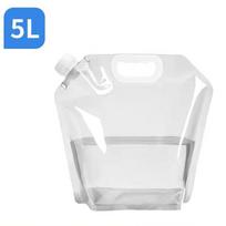 5/10 l lauke nešiojamas sulankstomas vandens maišelis su maišytuvu keliaujant dviračiu ir stovyklaujant plastikiniu sutirštintas didelės talpos vandens maišas 1 white