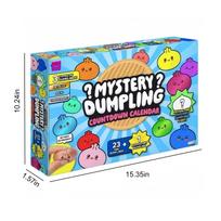 24 Days Dumpling Advent Calendar, Sensory Fidget Set With 24Pcs Random Surprise Squishies Toys, Surprise Countdown Calendar
