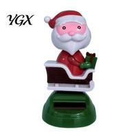 Solar Swing Figures for Cars Powered Dancing Car Ornament, Creative Dashboard Christmas Cartoon Figure No Battery Toys Auto Interior Decoration, Cute B black