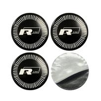 2026 Naujas VW VOLKSWAGEN 4 vnt. 56/60/65 mm Automobilio ratlankio centrinės dalies lipdukai Stebulės dangtelio ženklelis Volkswagen VW R Line GTI Golf 5 6 S 60mm