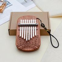 Mini Kalimba 8 Keys Professional Thumb Piano Portable Finger Piano Gift Sapele Wood Kids Piano Beginners Musical Instruments