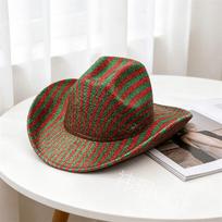 Christmas party cowboy hat men and women holiday show European and American jazz hat fedora hat M（56-58cm）