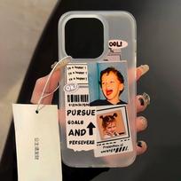 Tag boy applies iPhone 15 mobile phone case iPhone11 soft glue 12/13 transparent 14Pro XR anti-drop 11 apple 15 pro max