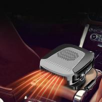 Automobilio šildytuvas 12V 150W nešiojamas automobilio šildytuvo ventiliatorius 2 viename Aušinimas Greitas Šildymas Automatinis priekinio stiklo atitirpiklis Automobilinis šildytuvas nuo rasojimo pilka