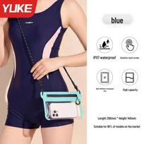 IPX7 Waterproof Yuke Mobile Phone Pouch – Touchscreen Photography for Swimming, Hot Springs, Seaside, and Rafting One Size violetinė