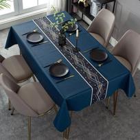 Nauja „Nordic Simple Pu“ staltiesė, alyvai atspari vandeniui atspari skalbimui be buitinės odos nuplikymo stačiakampė staltiesė 60x137 gray