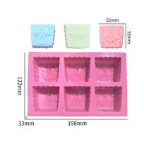 Cartoon Silicone Mold For Soap Making Baby Shower Bath Bomb Chocolate Candy Cake Decoration Lotion Bar Jelly Kitchen Accessories rožinė