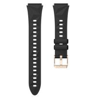 18 mm oficialus dirželis Huawei Watch GT4 41 mm, minkštas rožinio aukso sagtelė, moteriškas silikoninis dirželis Huawei Watch GT5/GT4 41 mm/GT5Pro 42 mm GT5  41mm black