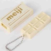 Squishy Toy Japanese Simulated Meijis Chocolate Fidget Keychain Pendant Bendable Snap Relief Stress Creative Decor Birthday Gift 3set