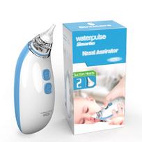 Waterpulse X30 Electric Baby Nasal Aspirator With Soft Silicone Tips For Infant Newborn Nose Cleaning And Mucus Removal blue