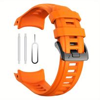 Silicone Strap for Garmin Instinct 3 AMOLED 45/50mm Sports Breathable Multi-Color Outdoor Running Essential for Men Women Instinct 3 (45mm) orange