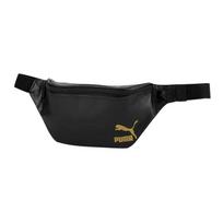 PUMA Fabric+Artificial Leather Sling Bag , Fanny Pack Regular Unisex Black (Unisex) Fanny Packs 078533 01 one size black