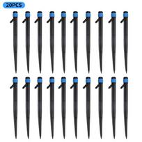 10Pcs/20Pcs Kits 18Cm Drip Emitters Perfect For Tube Adjustable 360Degree Water Flow Drip Irrigation System For Watering System 20pcs