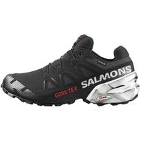 SALOMON Speedcross 6 Trail Running Shoes Unisex Low Top Black/White/Fi 43