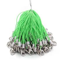 20/100Pcs Lobster Clasp Lanyard Strap Cord Mobile Phone Lanyard Polyester Key Chain Cords Charms Keyring For DIY Jewelry Making 20pcs green