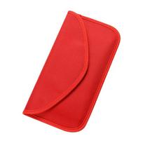 RFID Shielding Phone Case and Car Key Holder - Radiation Protection, Oxford Cloth, Fits 6.5-inch Phones red