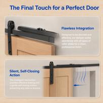 2 set Quiet Barn Door Soft Close Mechanism Sliding Door Buffer Damper  Sliding Barn Door