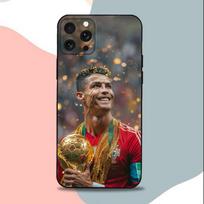 C-CR7S Futbolo R-Ronaldo-ES Telefono dėklas iPhone 15,13,16,12,11,17,14,Plus,Pro,Max,XS,XR,X,SE,Mini,Minkštas silikoninis juodas dangtelis iPhone15PRO