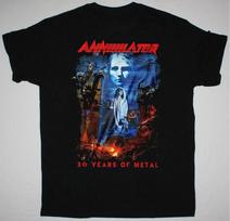 Vtg 1989 Alice In Hell Annihilator Band Black S to 5XL Tee Shirt LL1042 Unisex T-Shirt L blue