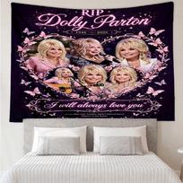 Dolly atminimo greitai džiūstanti gobeleno pakaba miegamajam, svetainei, žaidimų kambariui, dekoratyviam meno kambariui, sieninis gobelenas, šventinės ir gimtadienio dovanos 100cmx150cm