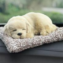 Šunys Šunų lėlės Prietaisų skydelio papuošalai Automobilių prietaisų skydelio papuošalai Automobiliai Dekoracija Modeliavimas Šunys Labrador large white