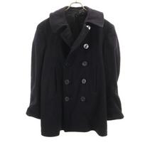 JAV LAIVYNAS 40-tieji 10 sagų vintažinis LAIVYNO DRABUŽIŲ Gamyklos Melton parkas 38 Vyriškas Naudotas black