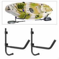 Wall Mounted Kayak Rack Storage Folding Hanger Ladder Holder indoor and outdoor beige