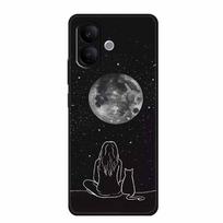 For Vivo V60 Lite Case V 60 Lite Coque Flowers Black Silicone Soft Back Cover For Vivo V60 Lite 4G Phone Case V60lite Funda Capa Vivo V60 Lite 4G gray