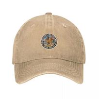 Emerson Lake amp Palmer British Tour  Logo Baseball Cap Military Cap Unisex Hood Anime Hat Beach Women Unisexs beige