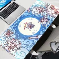 Extra Large Gaming Mouse Pad Computer One Piece Luffy Gamer Laptop Keyboard Carpet Mouse Mat Nonslip Rubber Table Rug 800x300x3mm gray